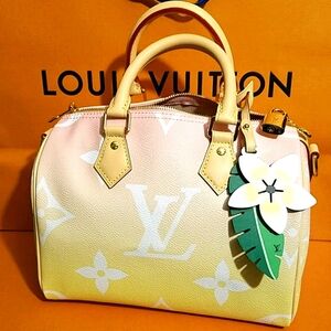 Louis Vuitton By the Pool Speedy 25 Ombre Buttery Yellow Pink Very Rare Ltd Edtn